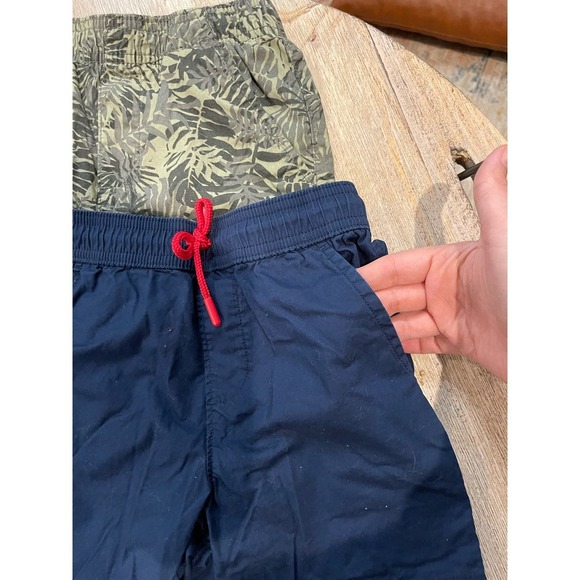 Bundle 2 Boys Swim Trunks Size 6 Green and Blue - Picture 3 of 6